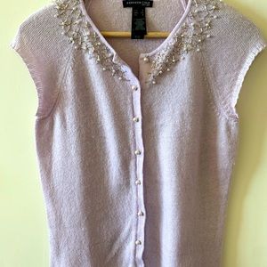 Kenneth Cole New York Lilac Sleeveless sweater